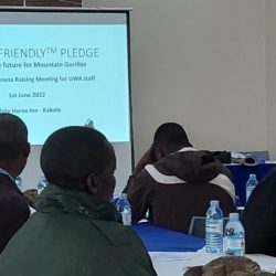 Tourism Wardens and Guides Re-affirm their Commitment to Popularize the Gorilla FriendlyTM Pledge